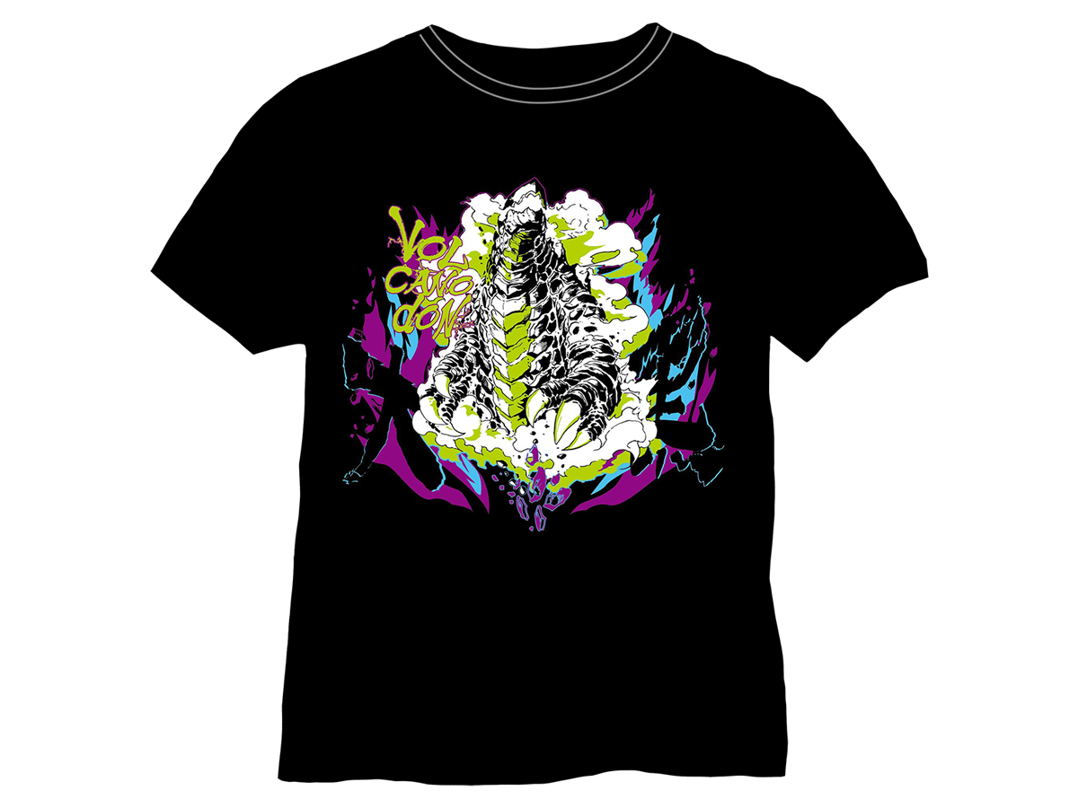 火山怪獸大黑 狂野潮流T-Shirt